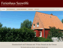 Tablet Screenshot of ferienhaus-seewoelfe.de